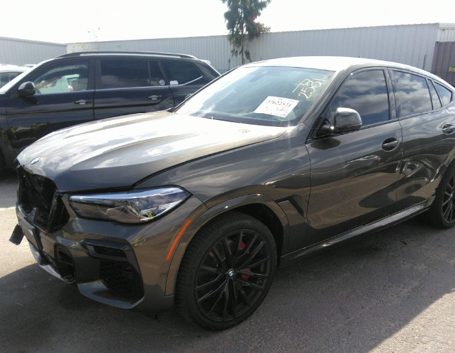 BMW X6 2023 GOLD vin: 5UXCY6C02P9R94949